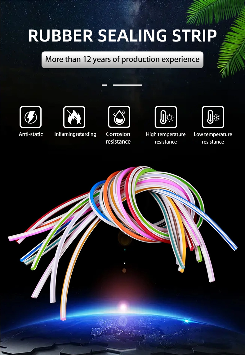 Silicone Extrusion Neon Lights 110V 127V 220V IP65 Waterproof 120leds/m SMD 2835 Led