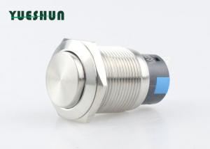 China IP67 Stainless Steel Metal Push Button Switch Momentary Latching Pin Terminal on sale