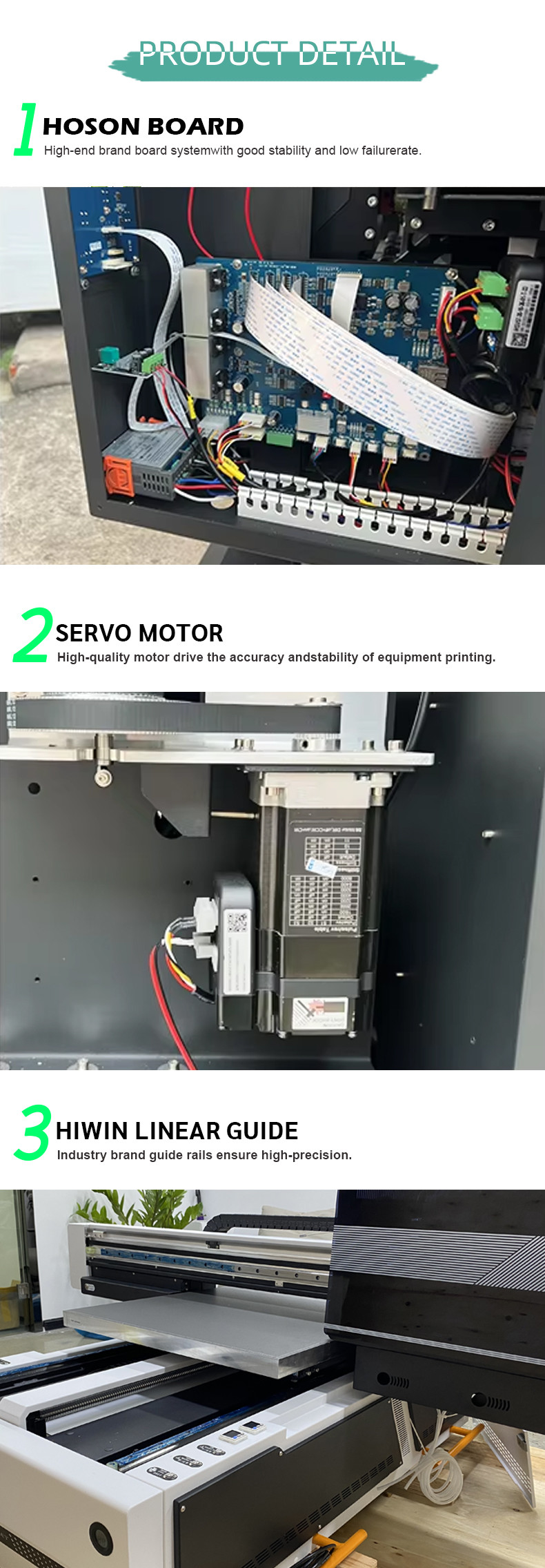 60CM UV Flatbed Printer I3200 Printhead With Automatic Drying System