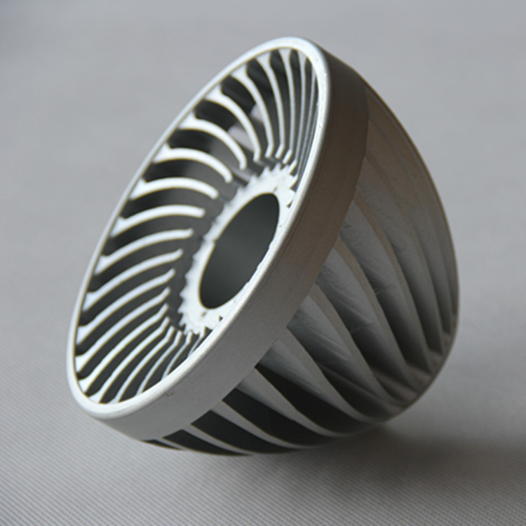 Powder Spraying Oxidation Aluminum Heat Sink Extrusions For Household Electric Light