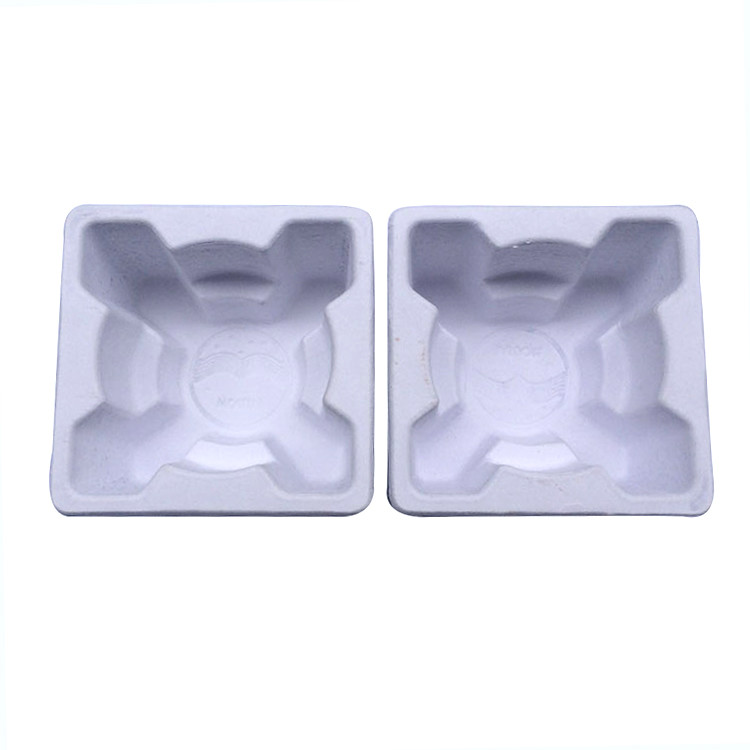 Bagasse Recycled Paper Tray , Antistatic Paper And Cardboard Packaging