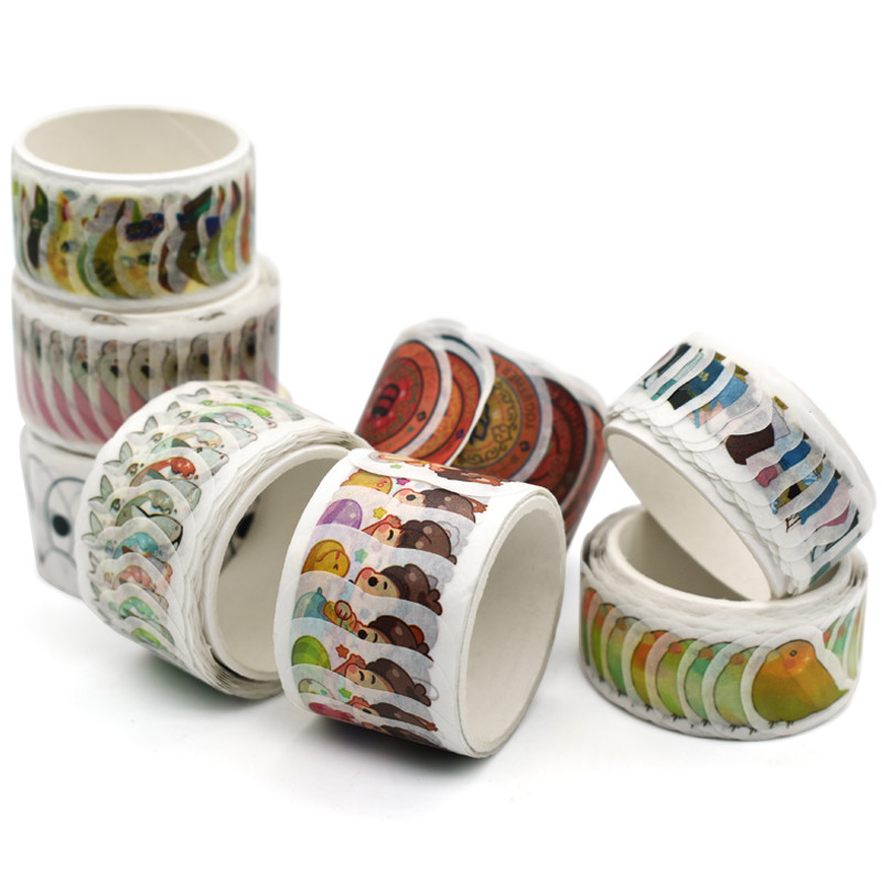 Adhesive Japanese Tape Custom Printed Die Cut Kawaii Cute Washi Tape
