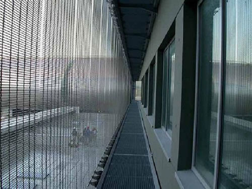Exterior Wall Decorative Architectural Stainless Steel Cable Rod Metal Wire Mesh