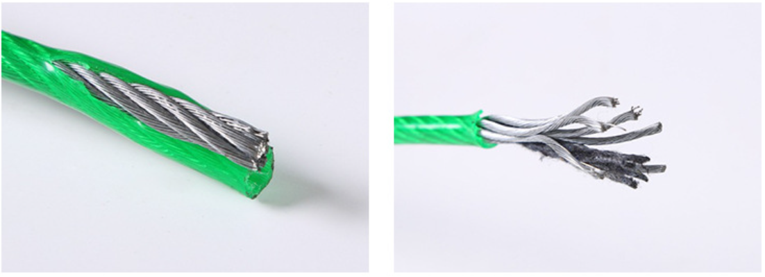 Galvanized Rubber Coated Steel Rope Ring Fixed Lifting And Hoisting