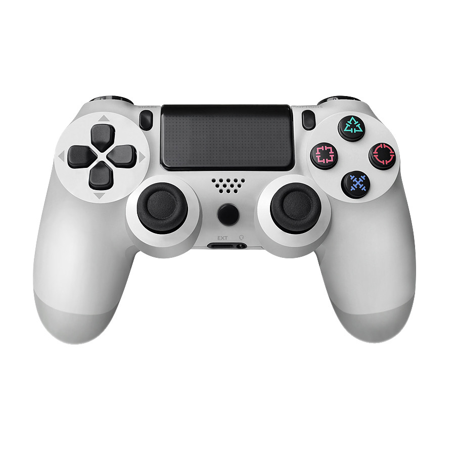 Bluetooth Wireless Joystick for PS4 Controller Gamepad Double Shock for Playstation 4 Black and White Color