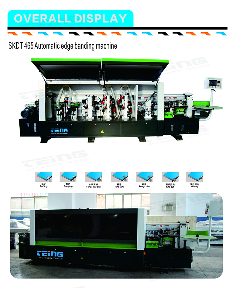 SKDT465 Edge Banding Machine from KDT with Fully Automatic Working Methods and 0.6Mpa
