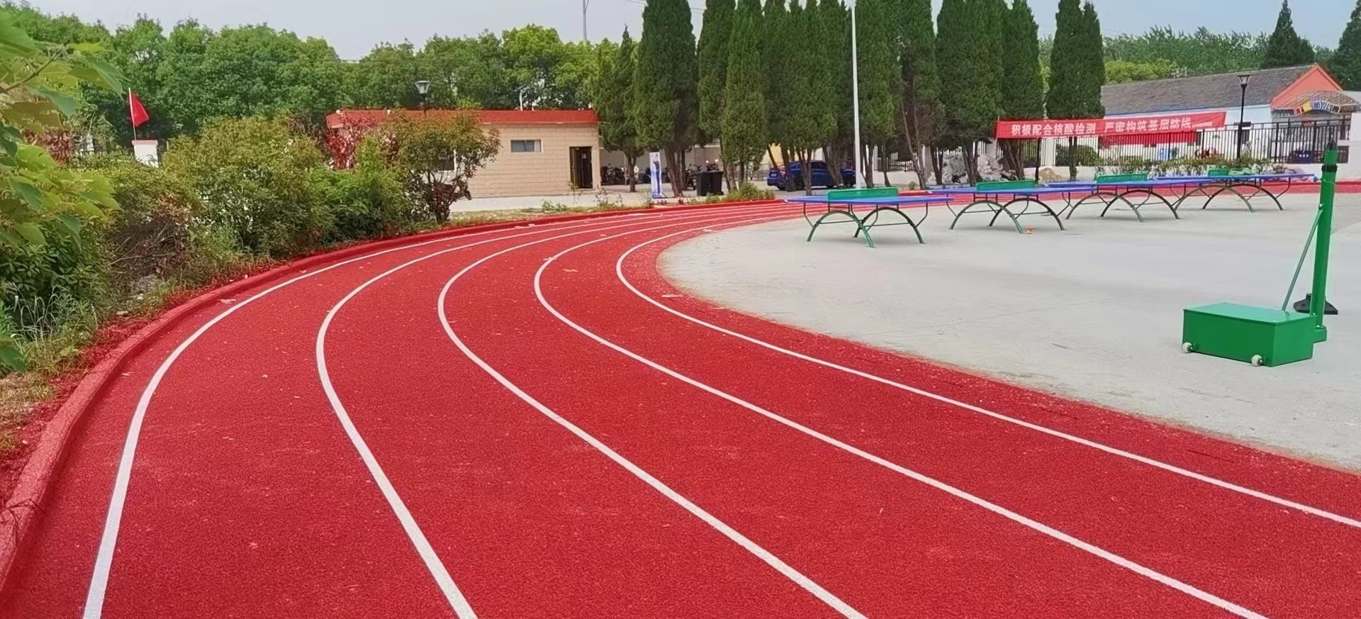 Synthetic Sandwich System Running Track 13 - 15mm For Athletic