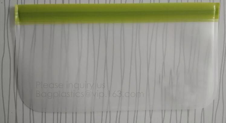 Reusable BPA Free Food Grade Preservation Storage Silicone Food Fresh Bag,Silicone Plastic Packaging Food Zip Silicon Fr