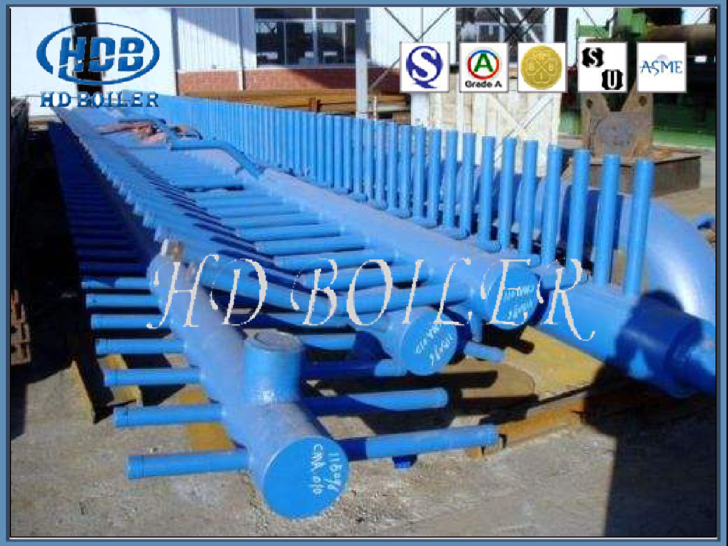 Steam Power Plant Boiler Manifold Header with ISO9001 Certification Boiler Spare Parts