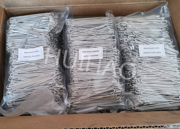 ISO Aluminum 2.5x115mm Solar Panel Mesh Clips For Fastening Solar Mesh