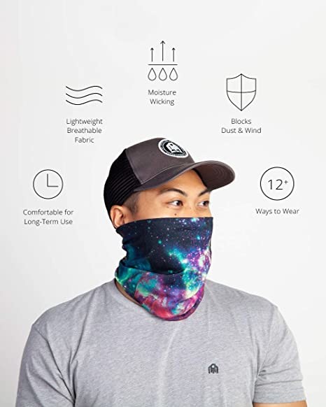 Winter Merino Wool Warm Printed Multifunctional Headwear