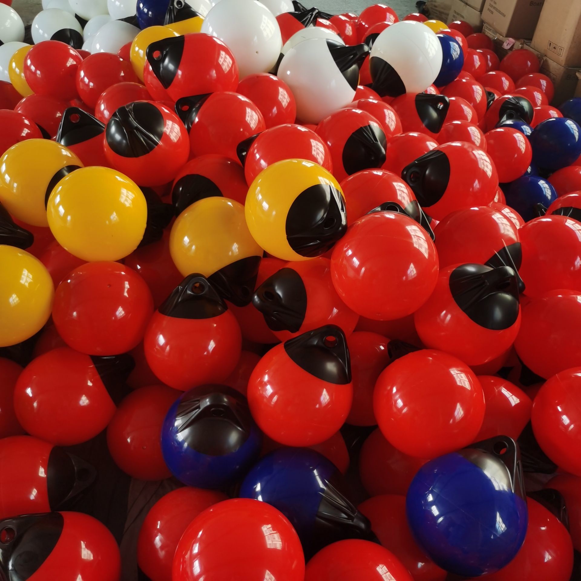 A75 29.5" Diameter*31.5" Height A Type Marine PVC Boat Fender Buoys For Yacht