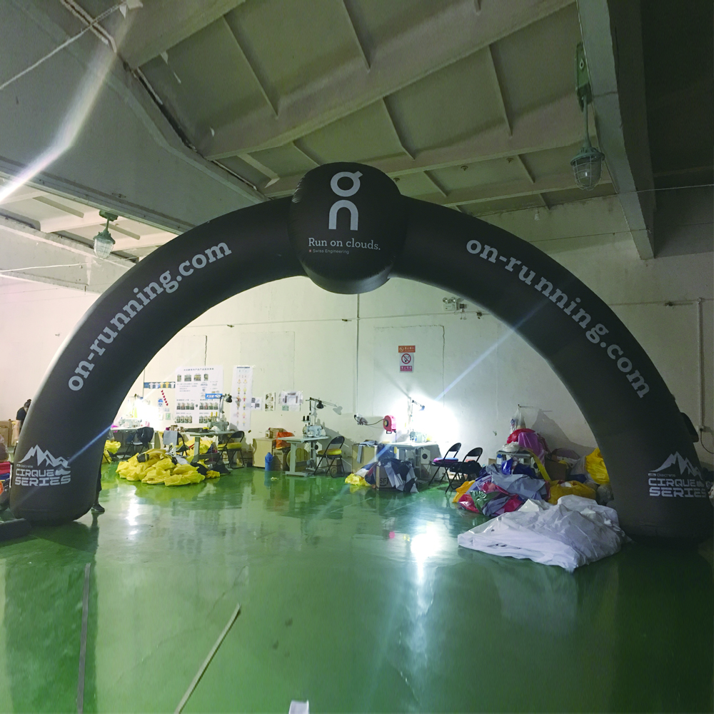 Customized Design Outdoor Advertising Inflatable Archway Marathon Start Finish Line Inflatable Arch