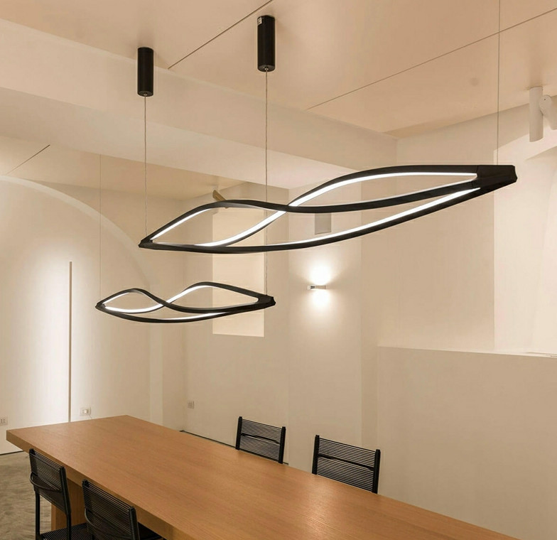 Post-Modern Art Chandelier Individual Creative Led Light Product long Big Chandelier