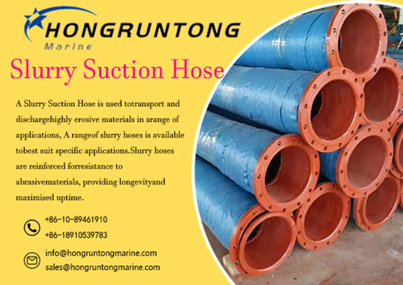 Heavy Duty Slurry Suction Hose 0.4mpa To 2.5mpa