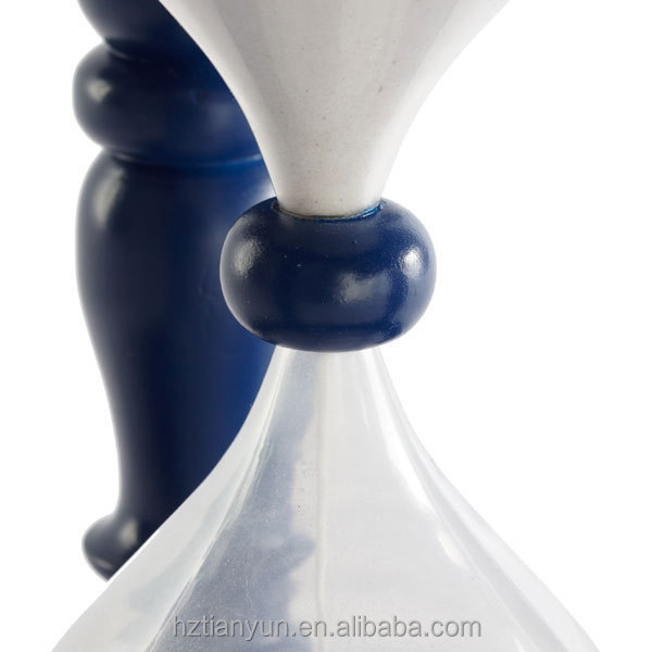 24 Hours Sand Clock Hourglass Sand Timer For Kid Wooden Stool
