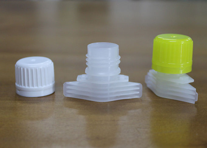 16mm / 18mm Non Spill Plastic Pour Spout Covers For Clay Paste Package Bags