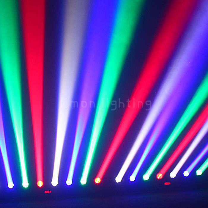 8x10W RGBW 4in1 DMX Pixel Linear Sweeper Beam LED Moving Head DJ Bar Light