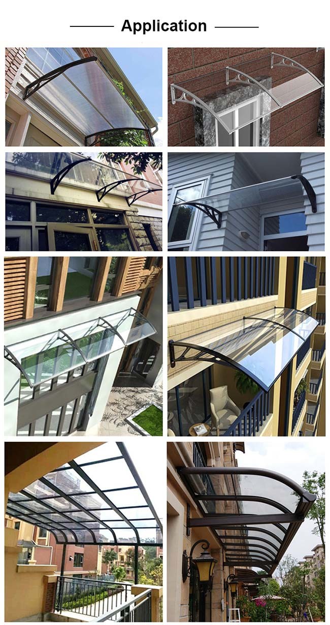 Awnings 20mm 800*1000mm Polycarbonate Solid Sheet