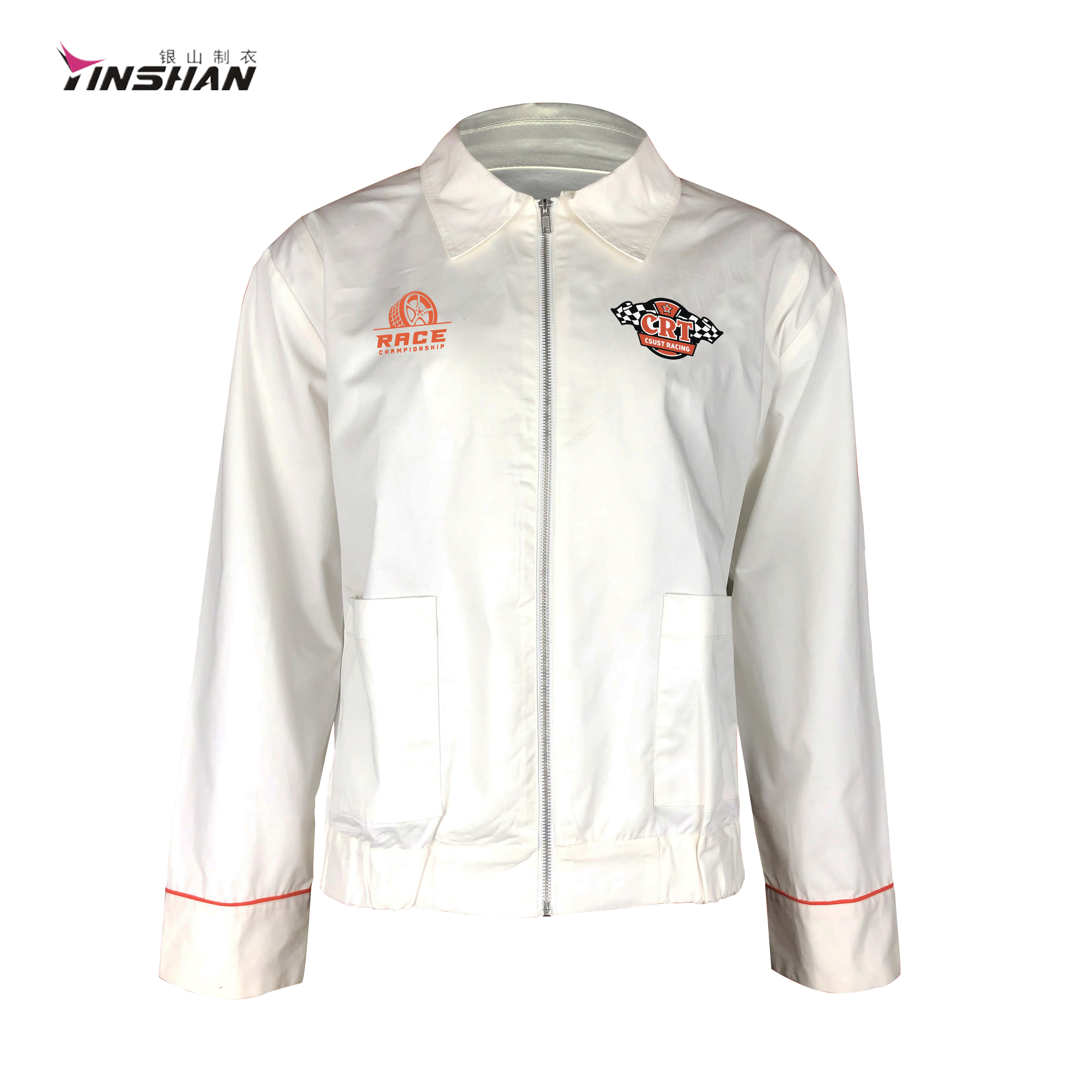 Wicking Breathable Sublimation Design Racing Sports Team Uniform Shirt with Printed Logo