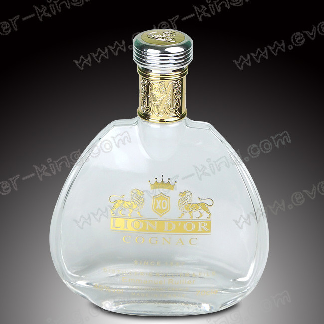 Custom High End FDA 1500g Brandy Glass Bottle