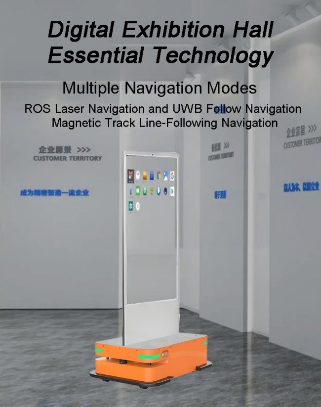 Ultra Thin 4K Resolution Transparent Oled Capacitive Touch Screen With Rechargeable Battery Movable Digital Signage