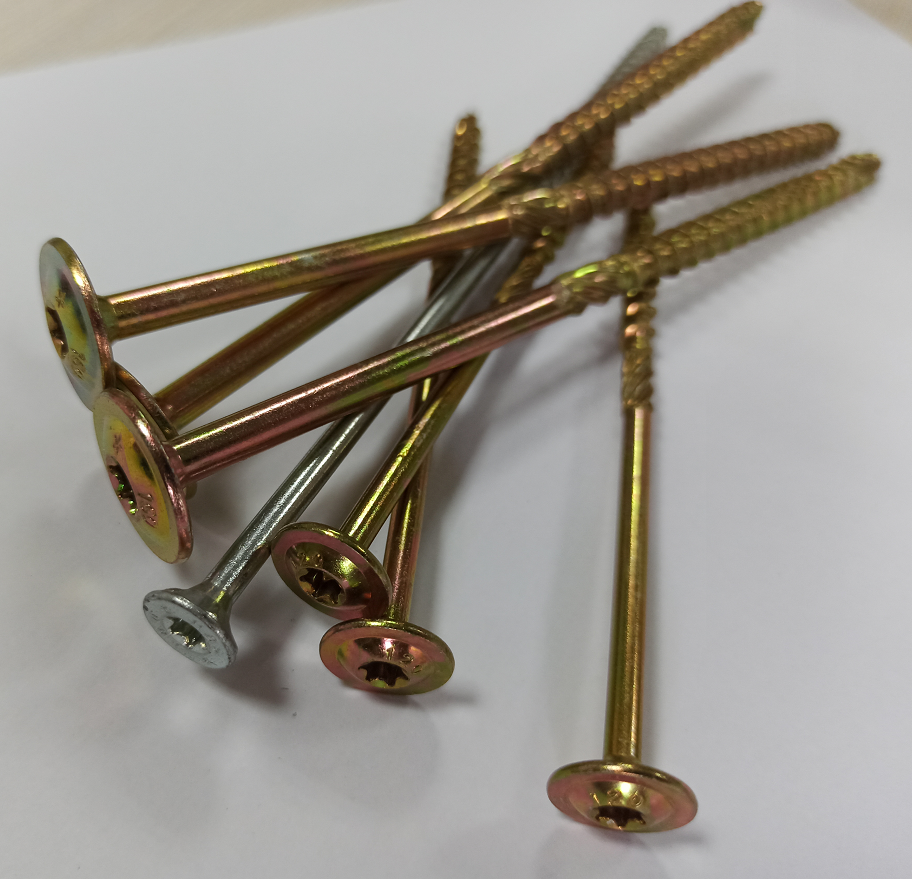 Self Tapping Chipboard Screw 17 Truss Wafer Head Torx Slotted Chipboard Wood Screw