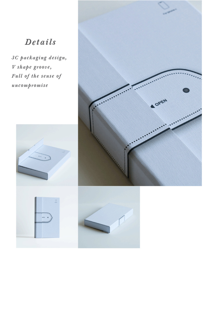 Environmental 3C Mobile Case Packaging Box Cover For Phone