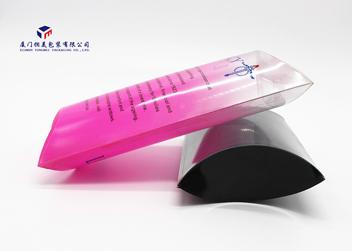 Cosmetics / Gifts Plastic Pillow Boxes Clear Front Window Custom Printing