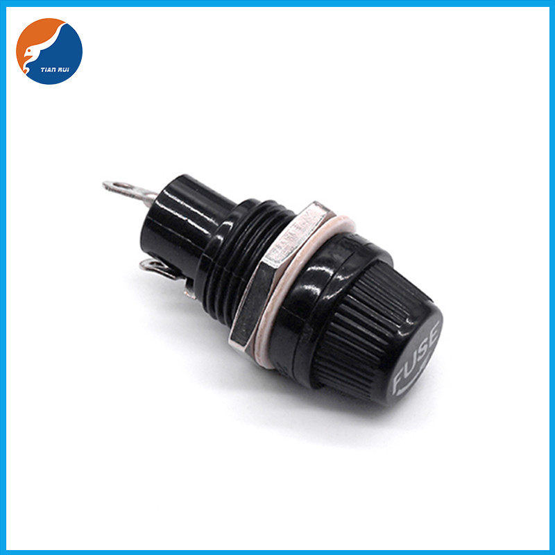 CSA 250VAC R3-12 Panel Mounted Fuse Holders Finger Grip Knob Type