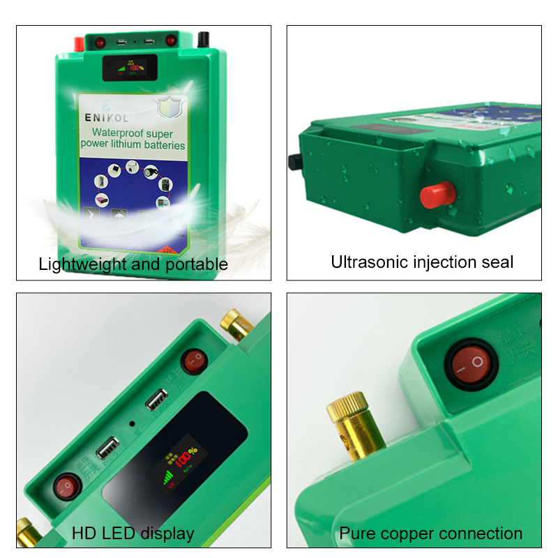 24V 30ah 50ah 12V Lithium Ion Battery Power Pack 100ah Waterproof For Solar System