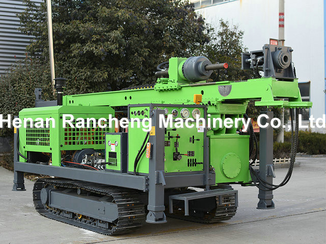 800m - 1400m Depth Hydraulic Core Drilling Rig Machine 118KW Engine 6 Cylinders