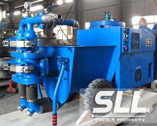 145 Mm Piston Stroke Mortar Plastering Pump , High Efficiency Mortar Spraying Machine