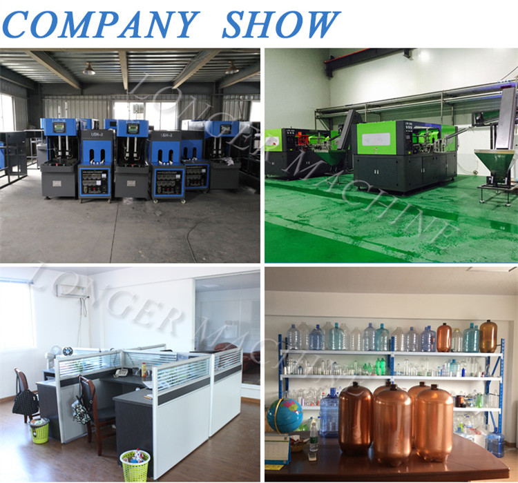 380V/50HZ Voltage 4 Mold PET Plastic Bottle Making Machine for Small Production Lines