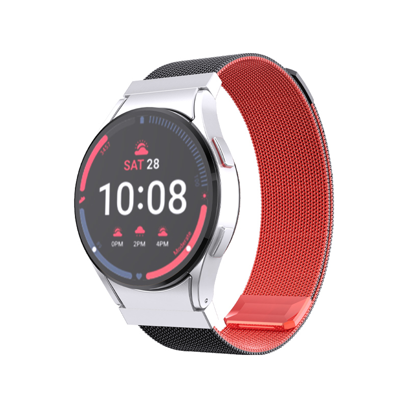 304 Stainless Steel Watch Band for Samsung Galaxy Watch 4 6 Colors and 48G Capacity