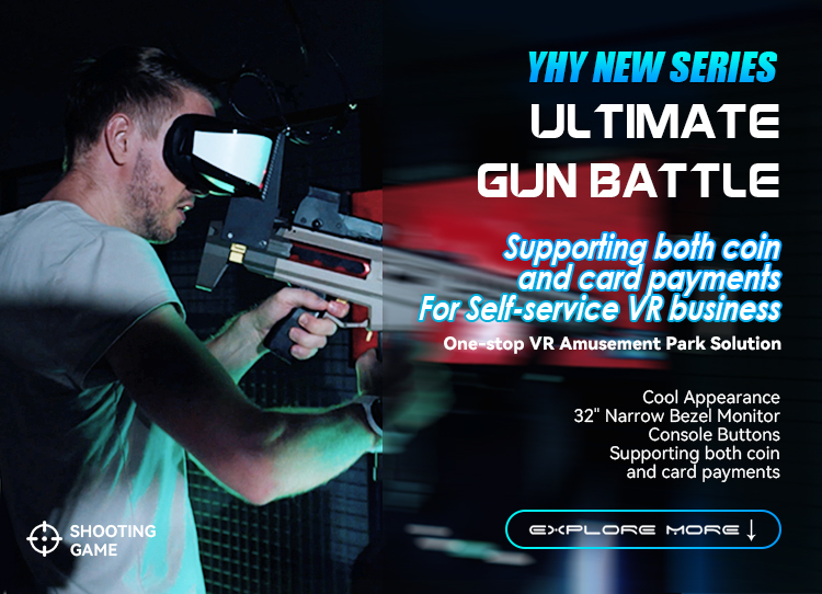 Virtual Reality 9d 360 Degree Simulator Shooting Game Machine