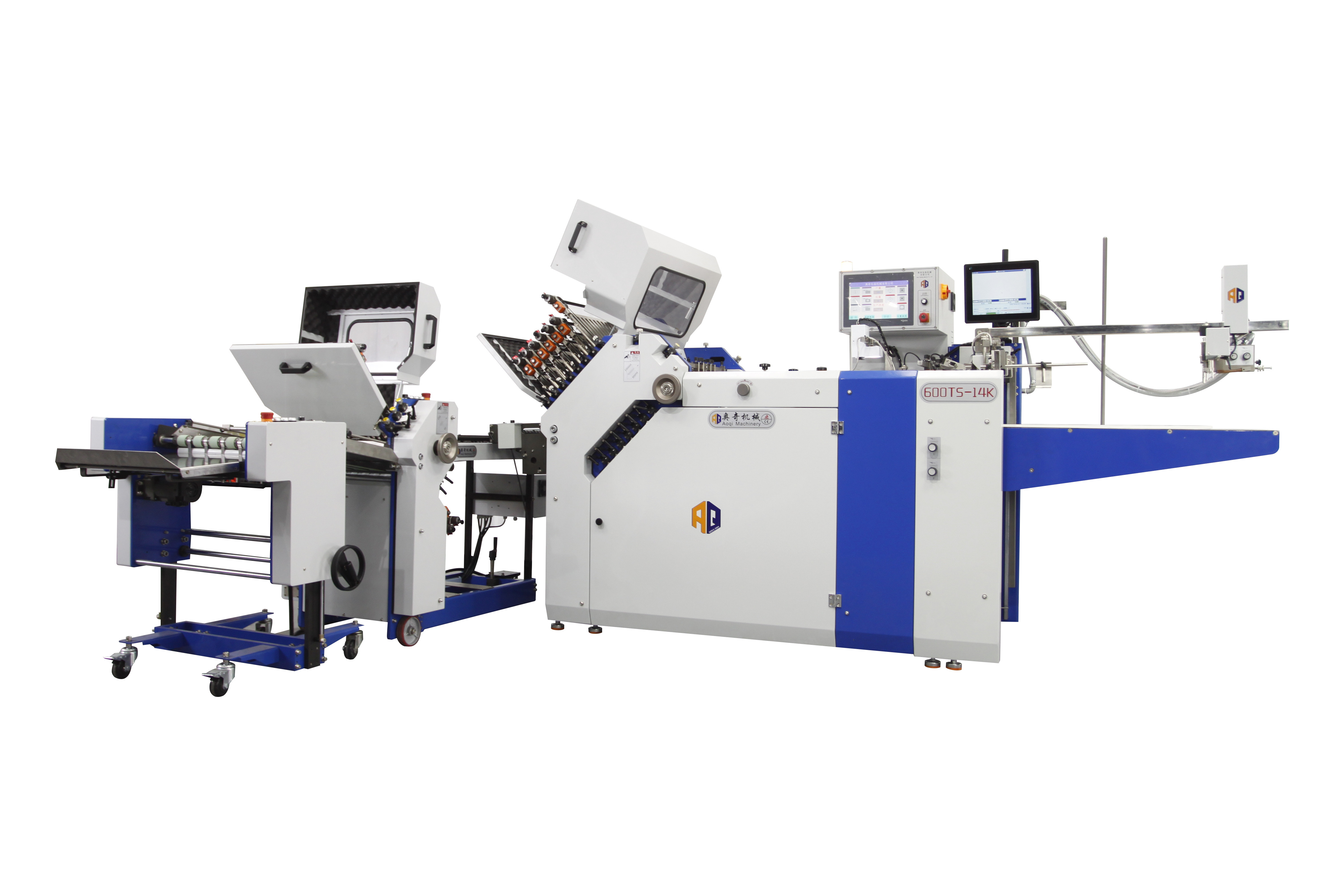 High Speed Pharmaceutical Leaflet Folding Machine 600mm With Labeling 600TS / 480TS