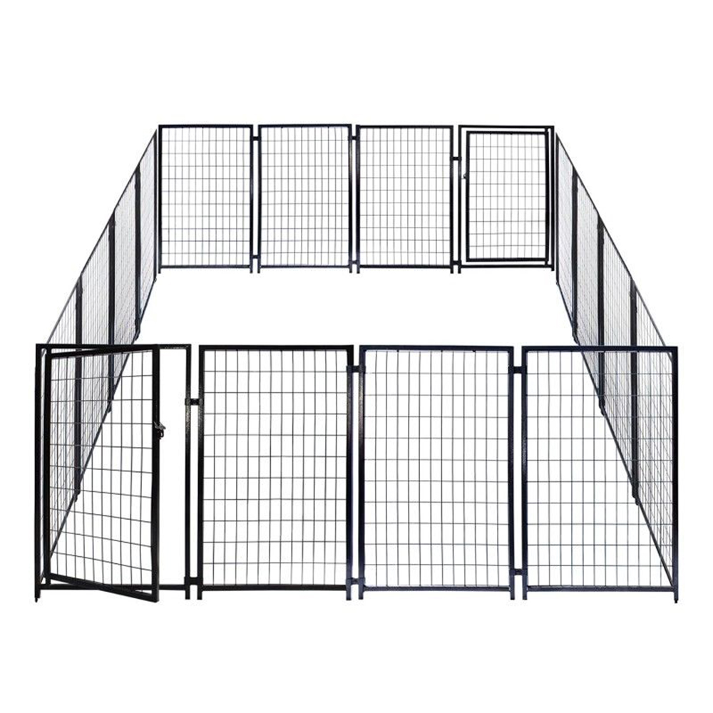 Wholesale large outdoor welded chain link fence dog cage kennel/large outdoor dog fence