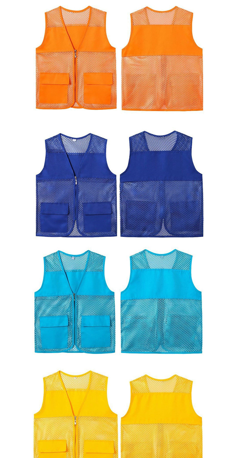 Custom Reflective Vest OEM Mesh Material Site Factory Car Repair Commonly Used High Visibility Safety Vest