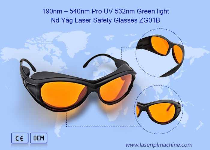 Safety Eye Wear Glasses 10600nm For Laser Surgery Beauty Center Or Salon Use
