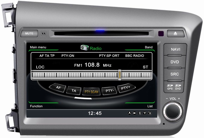 Ouchuangbo S100 Platform Car Radio for Honda Civic 2012 DVD Multimedia Navigation System