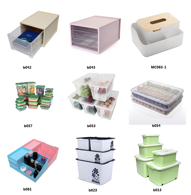 Rectangle 6l Capacity Pink Plastic Drawer Organizer Odm