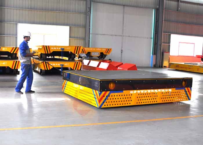 25t mold handling electric trackless car on concrete ground battery power