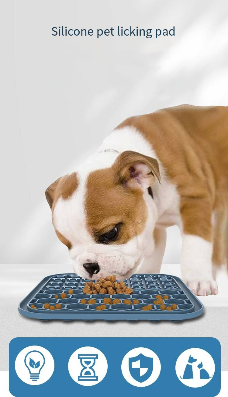 Silicone Suction Cup Licking Pad Cats And Dogs Slow Food Mat For For Food And Water