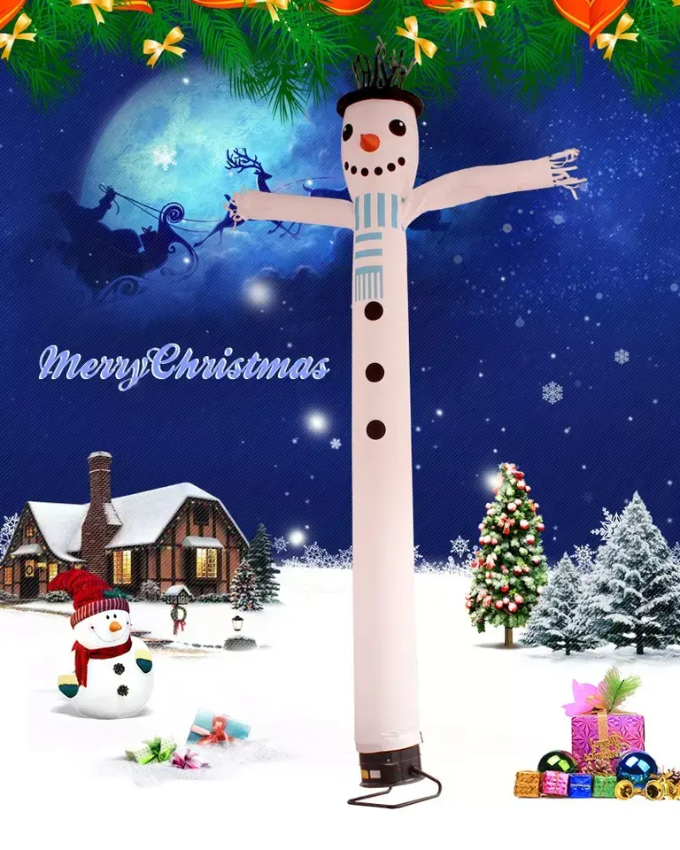CE Approved Christmas Air Dancer Oxford Cloth Custom Sky Dancers