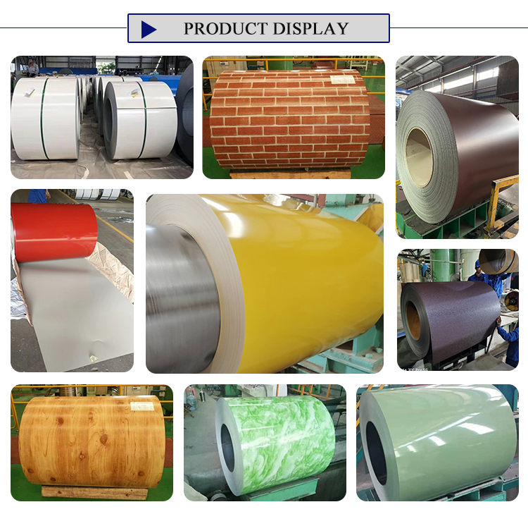 PPGI Color Coated Coils and Galvanized Color Coated Coils with Mid Hardness Width 600-1250MM Manufactured by Factories