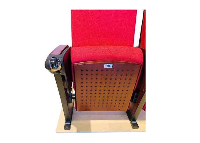 580mm Aluminum Conference Hall Chairs With Tablet