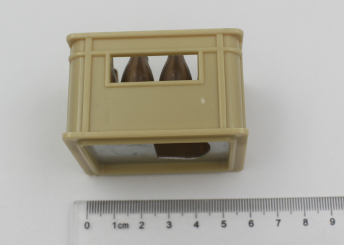 Plastic ABS + Metal Automatic Bottle Opener Crate Shaped With Logo Imprint