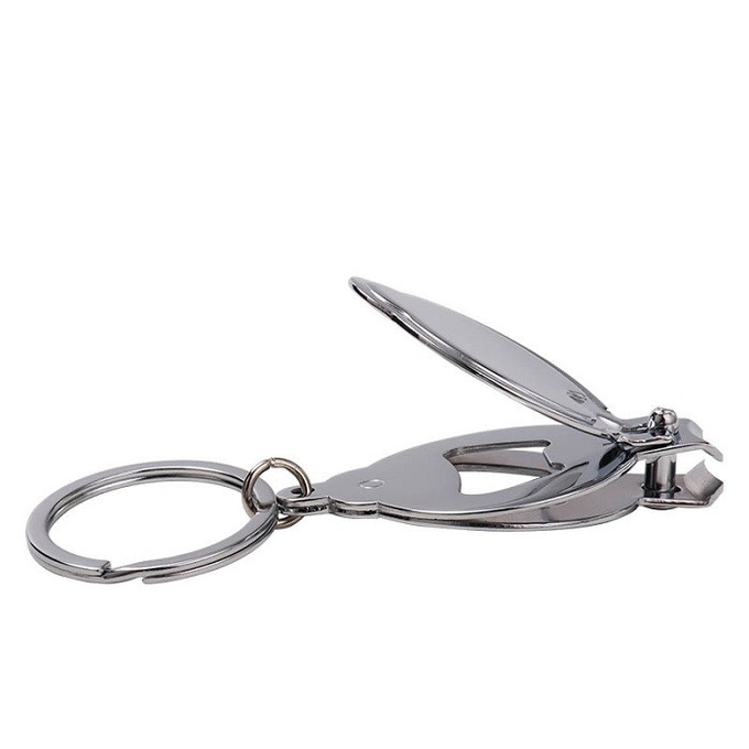 Sublimation Blanks Sublimation Nail Clipper Keychain DIY Stainless Steel Nail Scissors