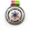 Buy cheap 70mm Custom Race Medal / Embossing 3D Antique Silver Medal from wholesalers